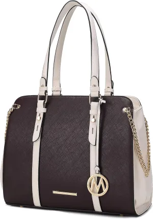 MKF Collection Tote Bag for Women, Vegan Leather Top-Handle Women Handbag Purse By Mia K