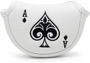 Montela Golf Putter Cover Poker Ace Mallet Putter Headcover Blade Putter Covers Golf Club Covers Leather Golf Putter Head Covers with Magnetic for Scotty Cameron Odyssey Ping Custom&Non-Custom