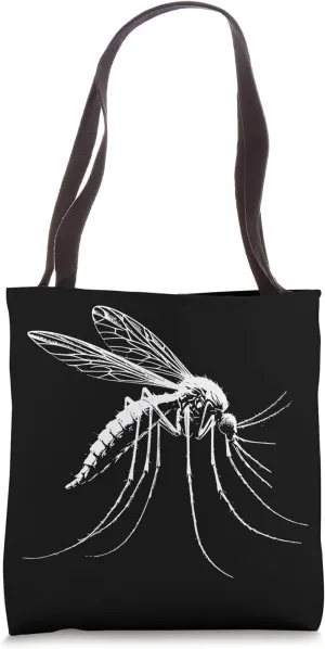 Mosquito Dad Mom Lover - Monochromatic Mosquito Tote Bag