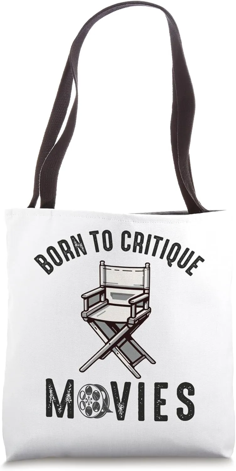 Movie Critic Cinema Film Fan Lover Funny Reviewer Director Tote Bag