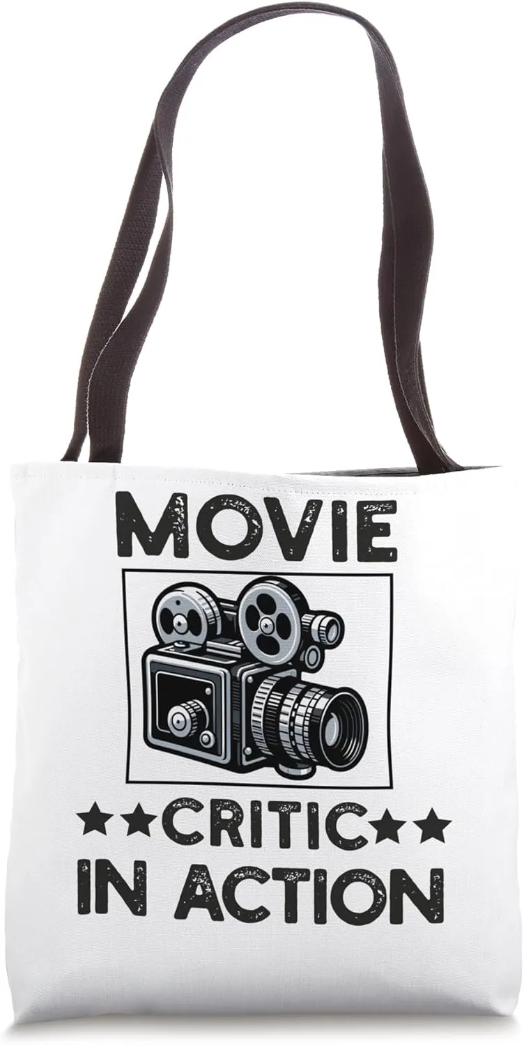 Movie Critic Cinema Film Fan Lover Funny Reviewer Director Tote Bag