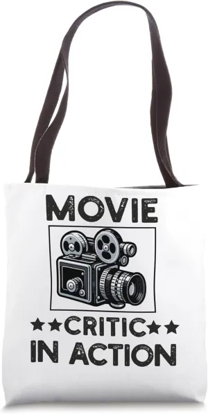 Movie Critic Cinema Film Fan Lover Funny Reviewer Director Tote Bag