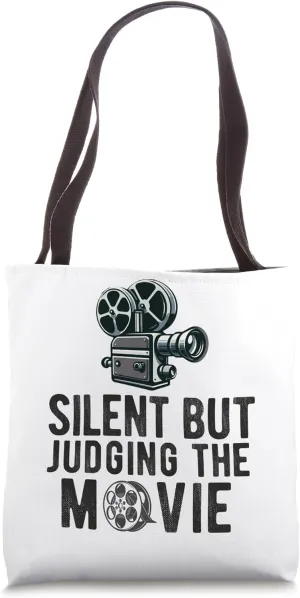 Movie Critic Cinema Film Fan Lover Funny Reviewer Director Tote Bag