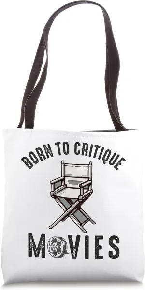 Movie Critic Cinema Film Fan Lover Funny Reviewer Director Tote Bag