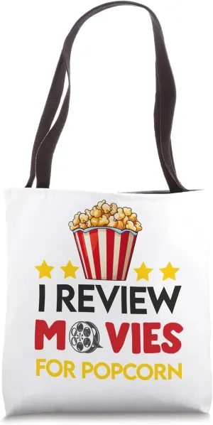 Movie Critic Cinema Film Fan Lover Funny Reviewer Director Tote Bag