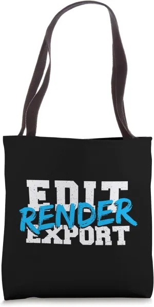 Movie Software: Edit Render Export - Filmmaker Tote Bag