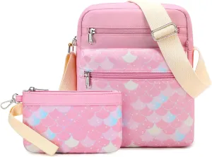 Mygreen Small Crossbody Purse Set for Teen Girls Small Messenger Bags for Kids 9-10 Gifts