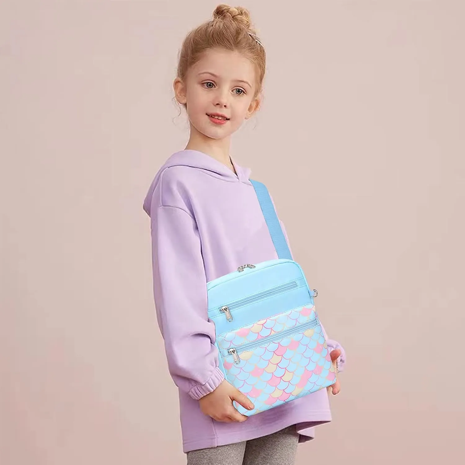 Mygreen Small Crossbody Purse Set for Teen Girls Small Messenger Bags for Kids 9-10 Gifts