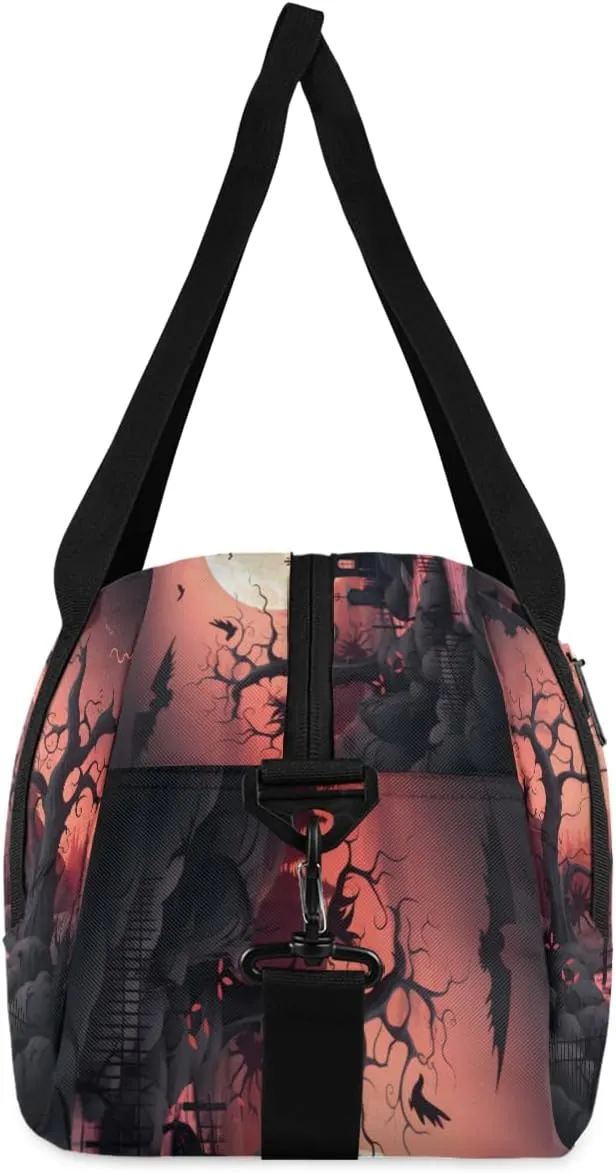 Mysterious Castle Kids Duffle Bag Boys Girls Small Sport Dance Gym Bag for Overnight Travel Weekender Carry On