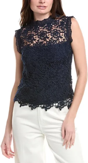 Nanette Nanette Lepore Womens Lace Top, S
