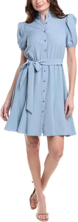 Nanette Nanette Lepore Womens Midi Dress, 12, Blue