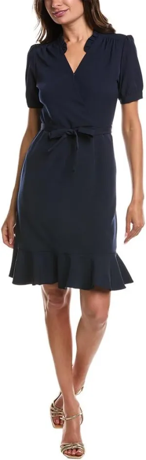 Nanette Nanette Lepore Womens Midi Dress, 8, Navy