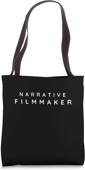 Narrative Filmmaker Modern, Contemporary Font Tote Bag