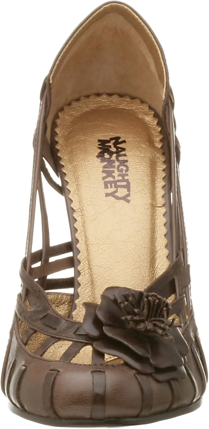 Naughty Monkey Women's Wows-Her Pump with Flower