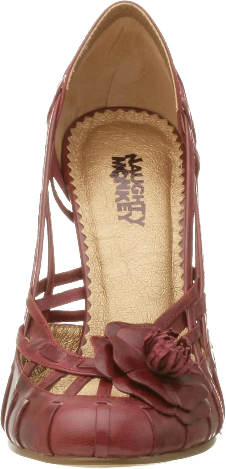 Naughty Monkey Women's Wows-Her Pump with Flower