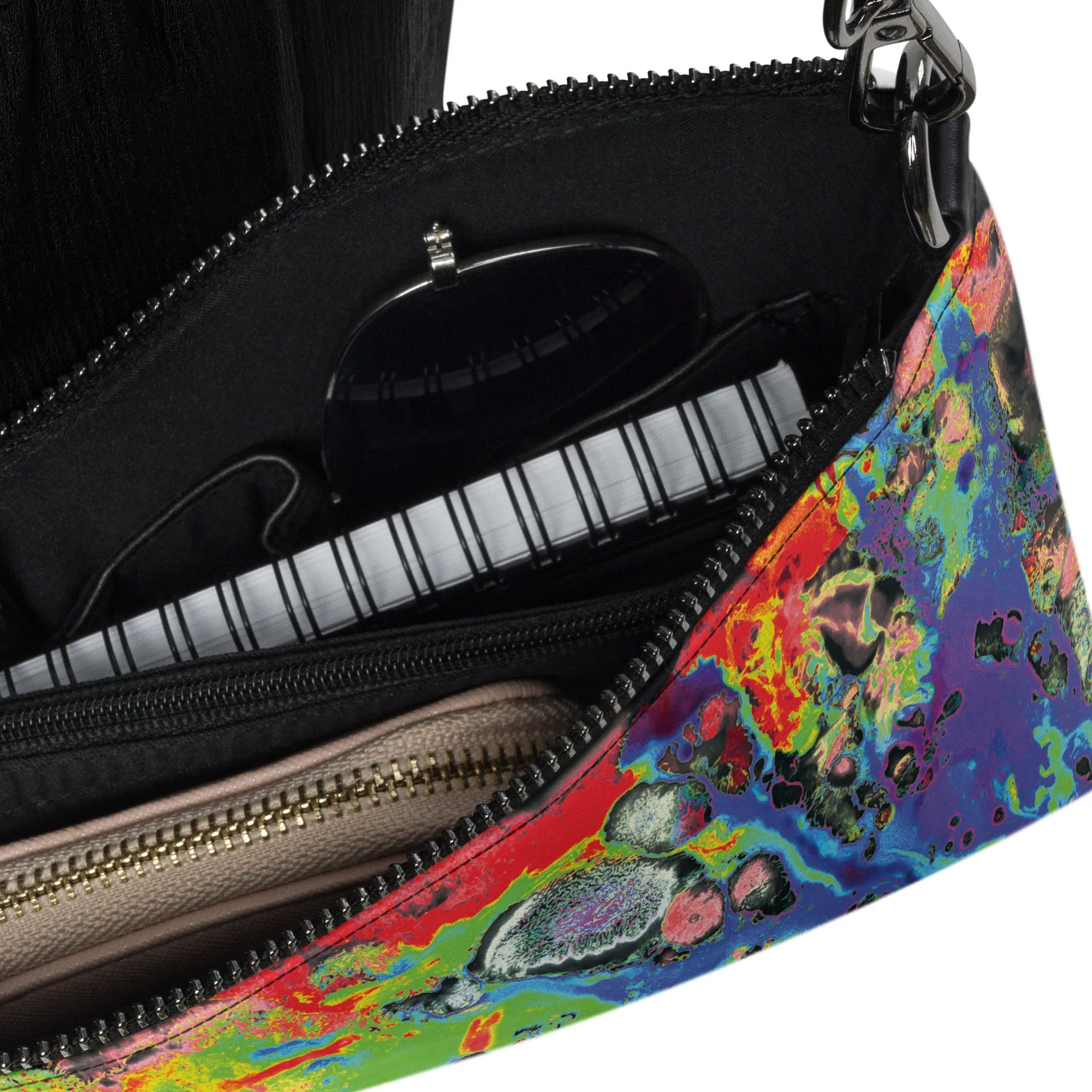 Neon Aquatic Odyssey Versatile Shoulder Bag