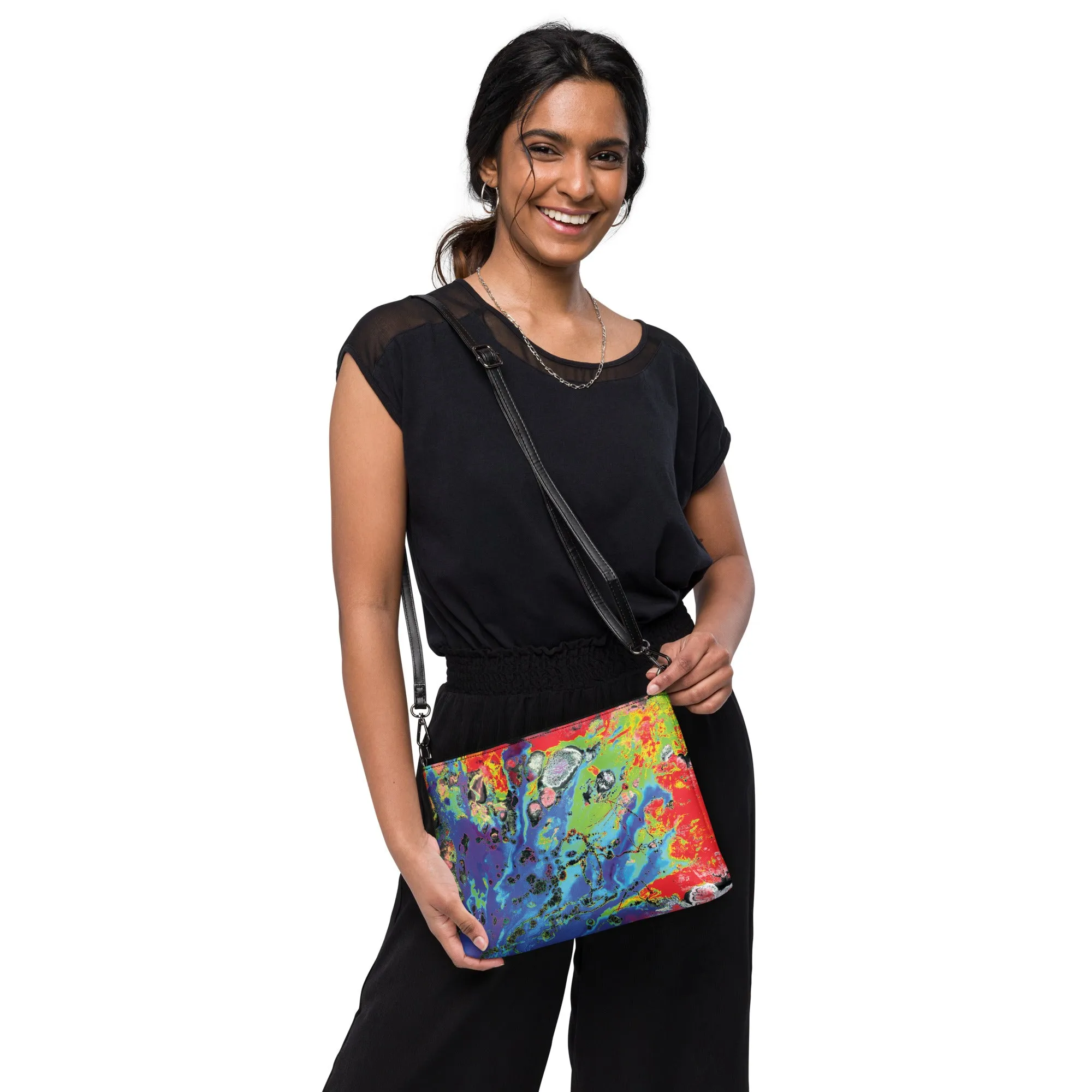 Neon Aquatic Odyssey Versatile Shoulder Bag