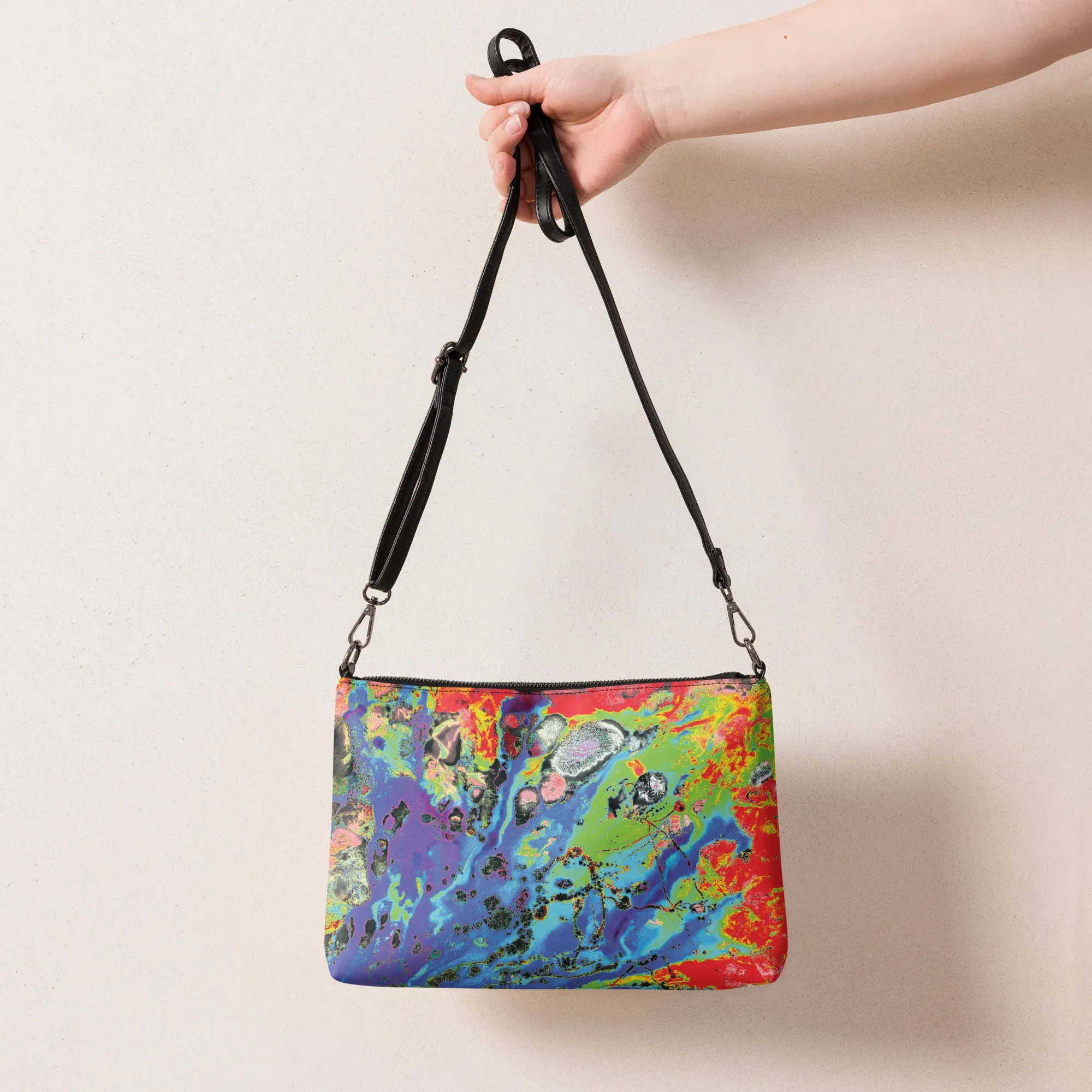Neon Aquatic Odyssey Versatile Shoulder Bag