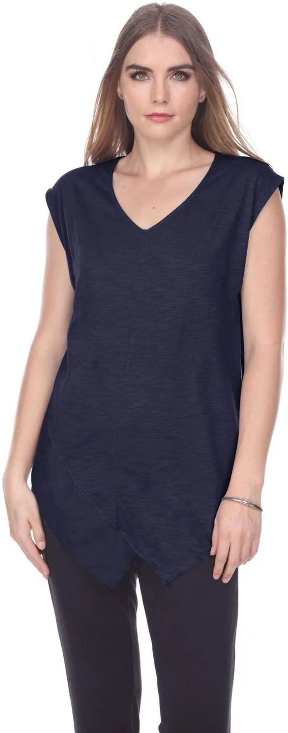 Neon Buddha Women's Koral Top Shirt, Midnight, Large