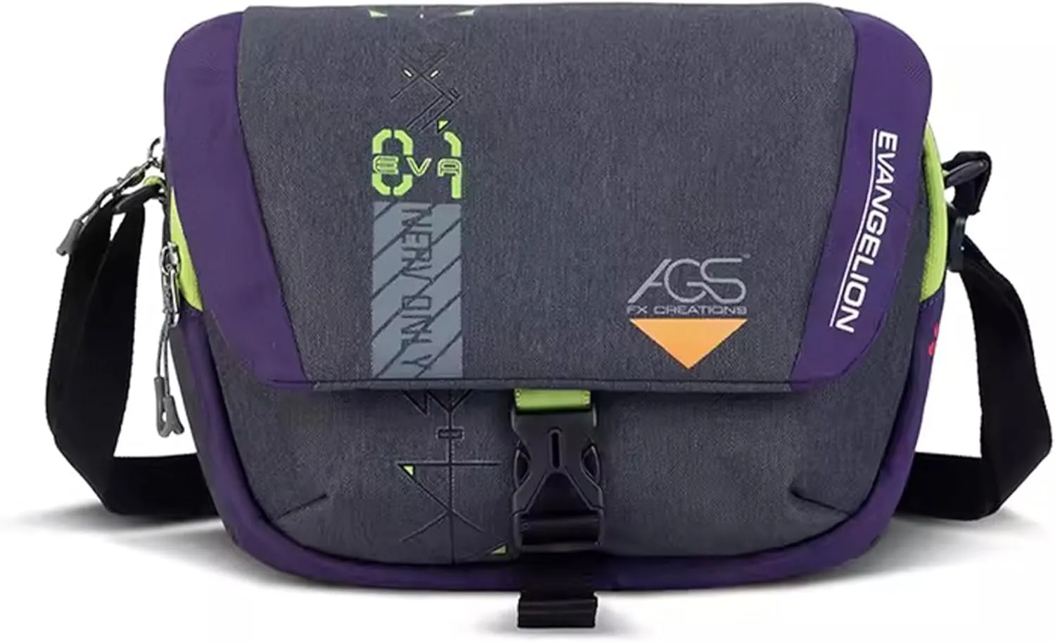 Neon Genesis Evangelion Messenger Crossbody Shoulder Bag by Fx Creations