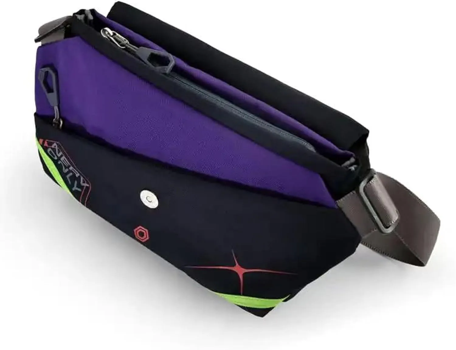 Neon Genesis Evangelion Messenger Crossbody Shoulder Bag by Fx Creations