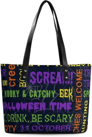 Neon Moon Stars Hobo Handbags With Zipper Large Capacity Satchel Tote Bag Shoulder Bag