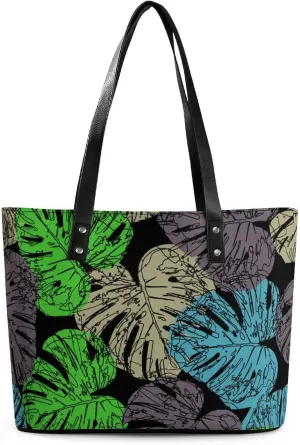 Neon Moon Stars Hobo Handbags With Zipper Large Capacity Satchel Tote Bag Shoulder Bag