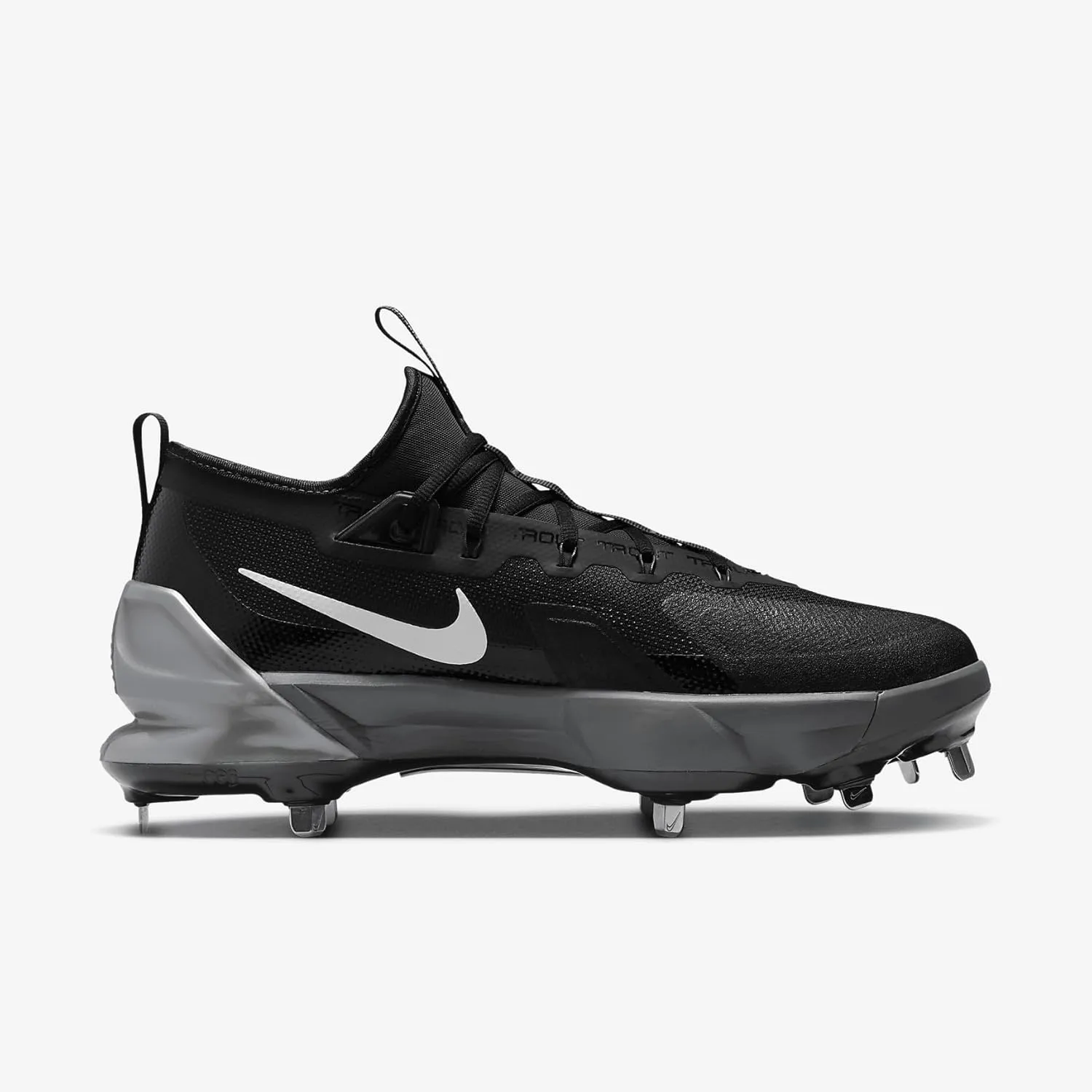 Nike Force Trout 9 Elite MCS Baseball Cleats (FZ8643-100, Summit White/Hemp/Black/Royal Pulse)