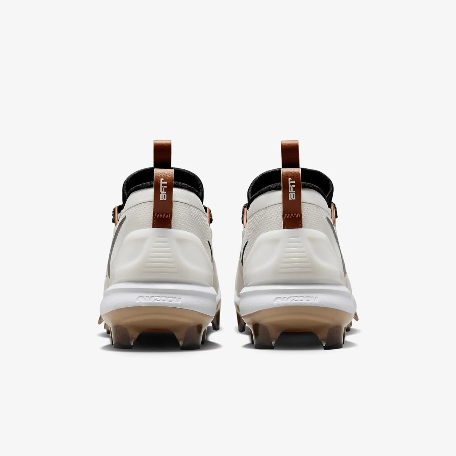 Nike Force Trout 9 Elite MCS Baseball Cleats (FZ8643-100, Summit White/Hemp/Black/Royal Pulse)