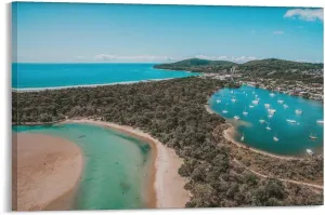 Noosa Heads Colorful Poster Print Horizontal, Canvas Poster Wall Art Decor Print Picture Paintings for Living Room Bedroom Decoration 16x24inch(40x60cm)