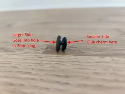 Nurse With Big Hair Shoe Charm