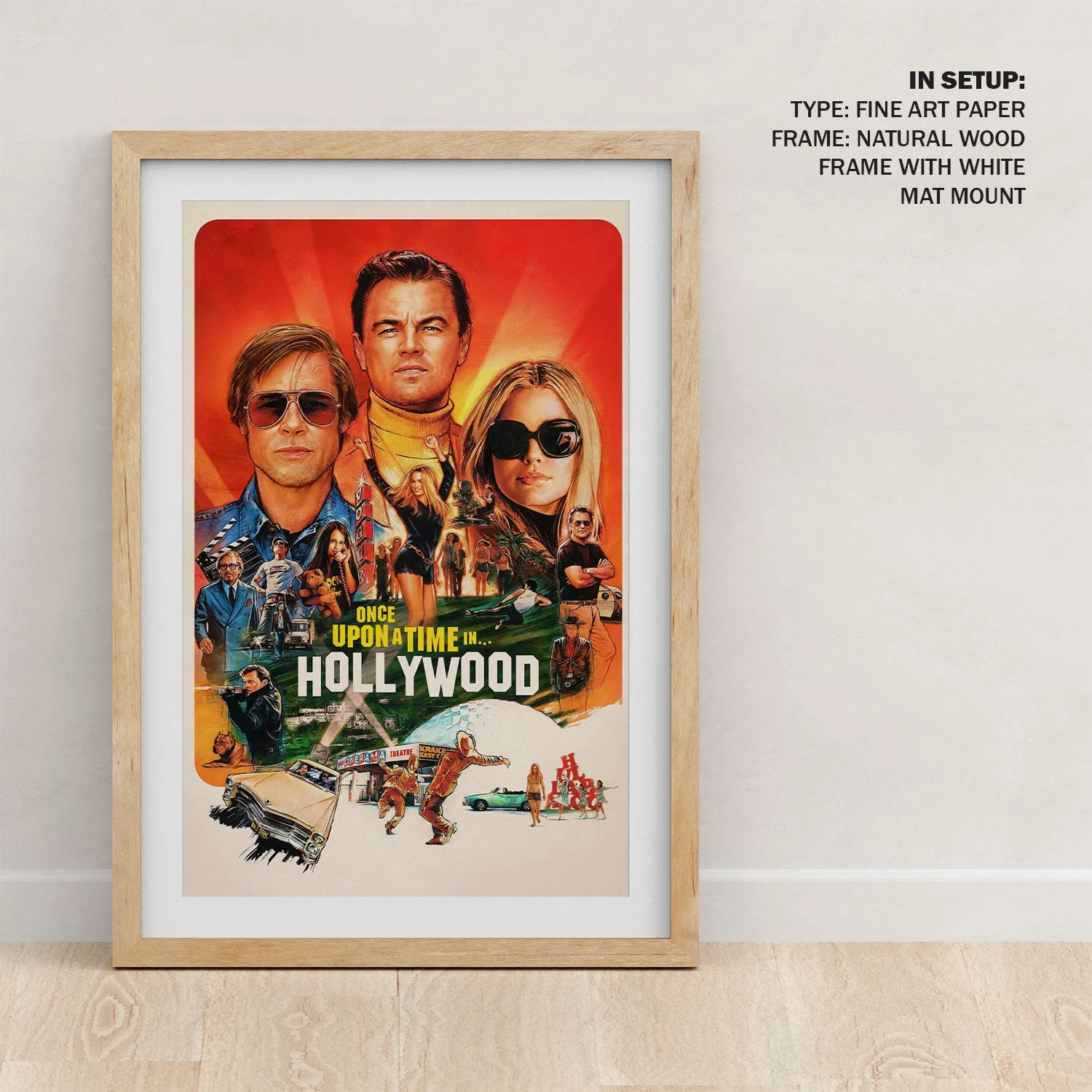 Once Upon a Time in Hollywood (2019) (2) Movie Poster Art