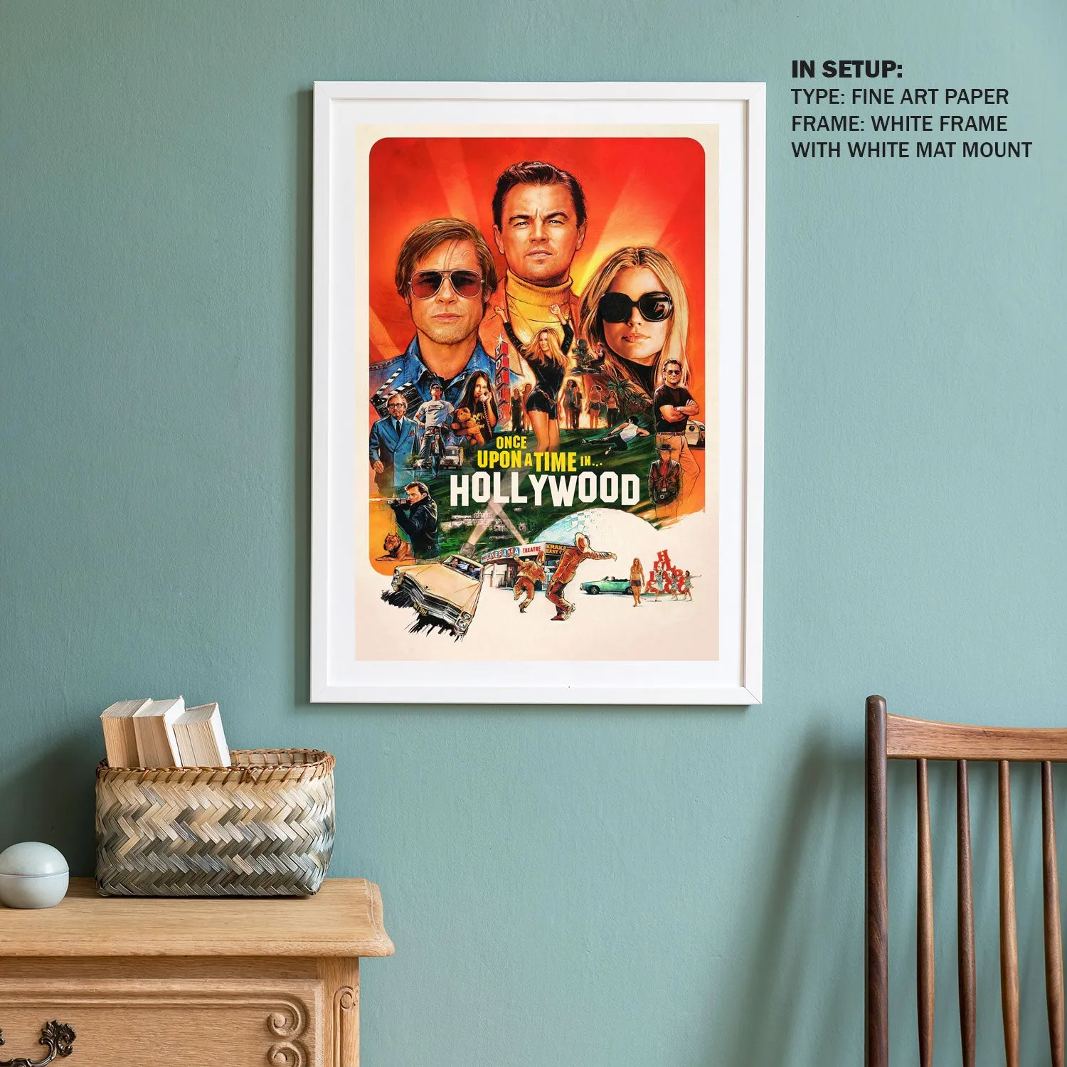Once Upon a Time in Hollywood (2019) (2) Movie Poster Art