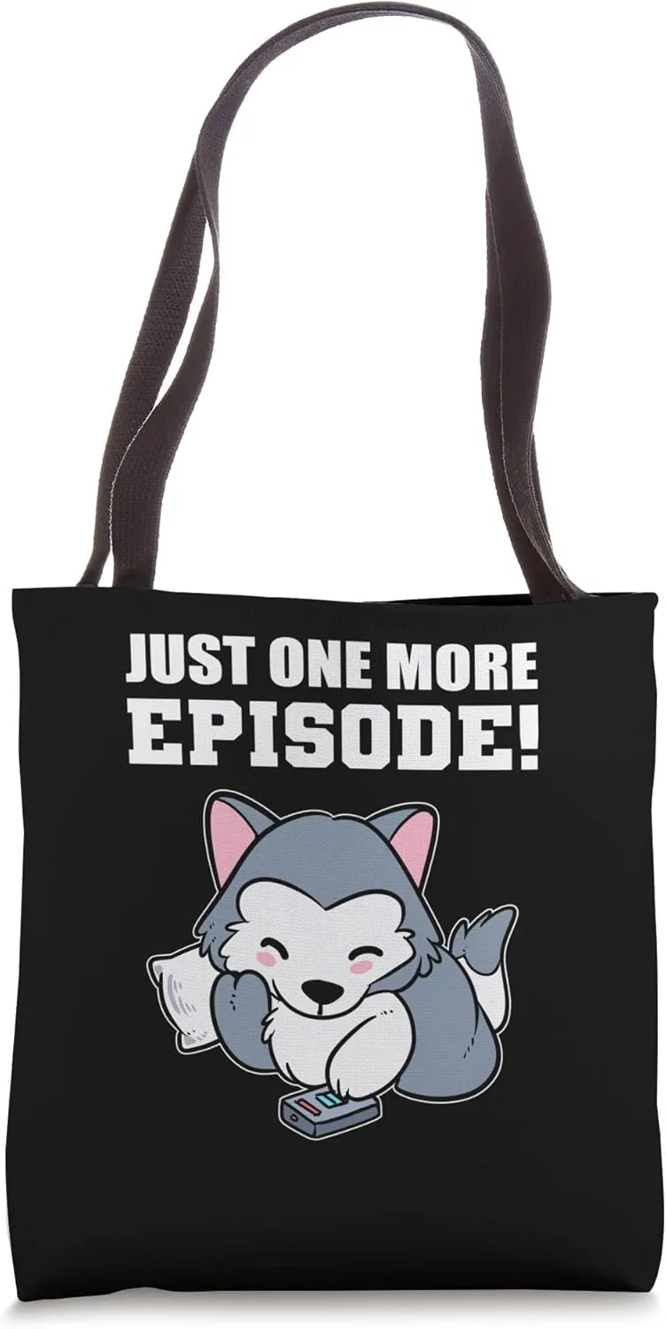 One More Episode Cinephile Tote Bag
