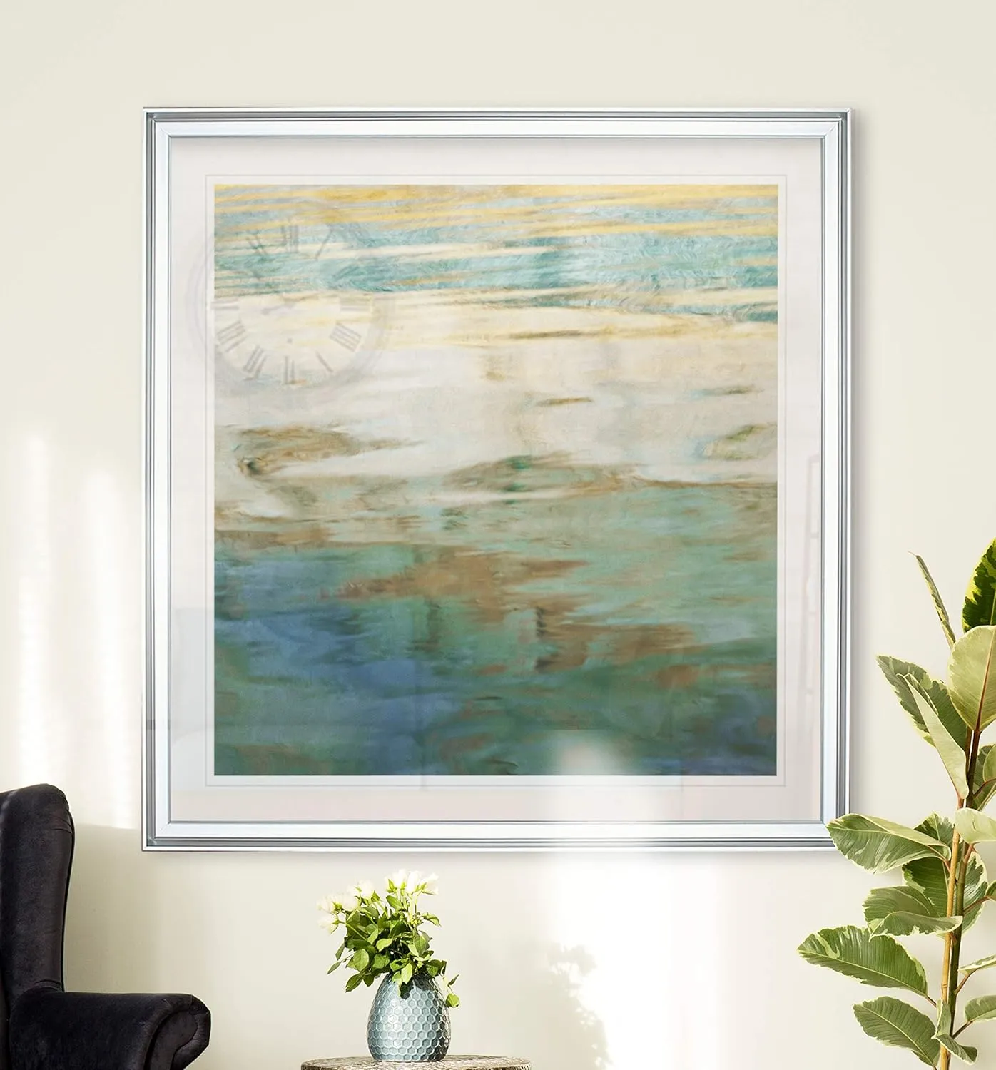 Opalescence by Danita Delimont Abstract Artwork Contemporary Art Framed Giclee Canvas Prints Wall Decor Painting - Silver Frame