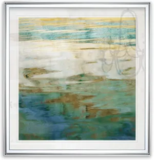 Opalescence by Danita Delimont Abstract Artwork Contemporary Art Framed Giclee Canvas Prints Wall Decor Painting - Silver Frame