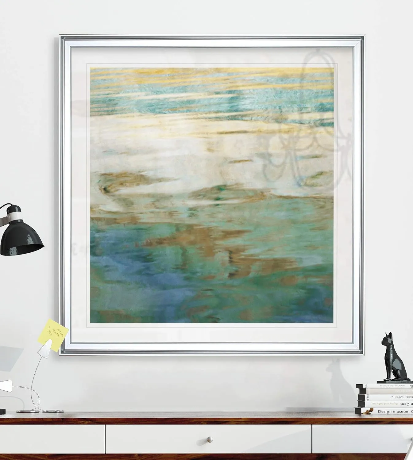 Opalescence by Danita Delimont Abstract Artwork Contemporary Art Framed Giclee Canvas Prints Wall Decor Painting - Silver Frame