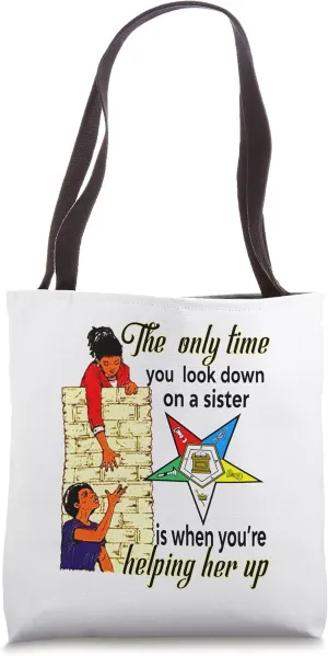 Order Of The Eastern Star OES Ring Diva Sisters of Color Tote Bag