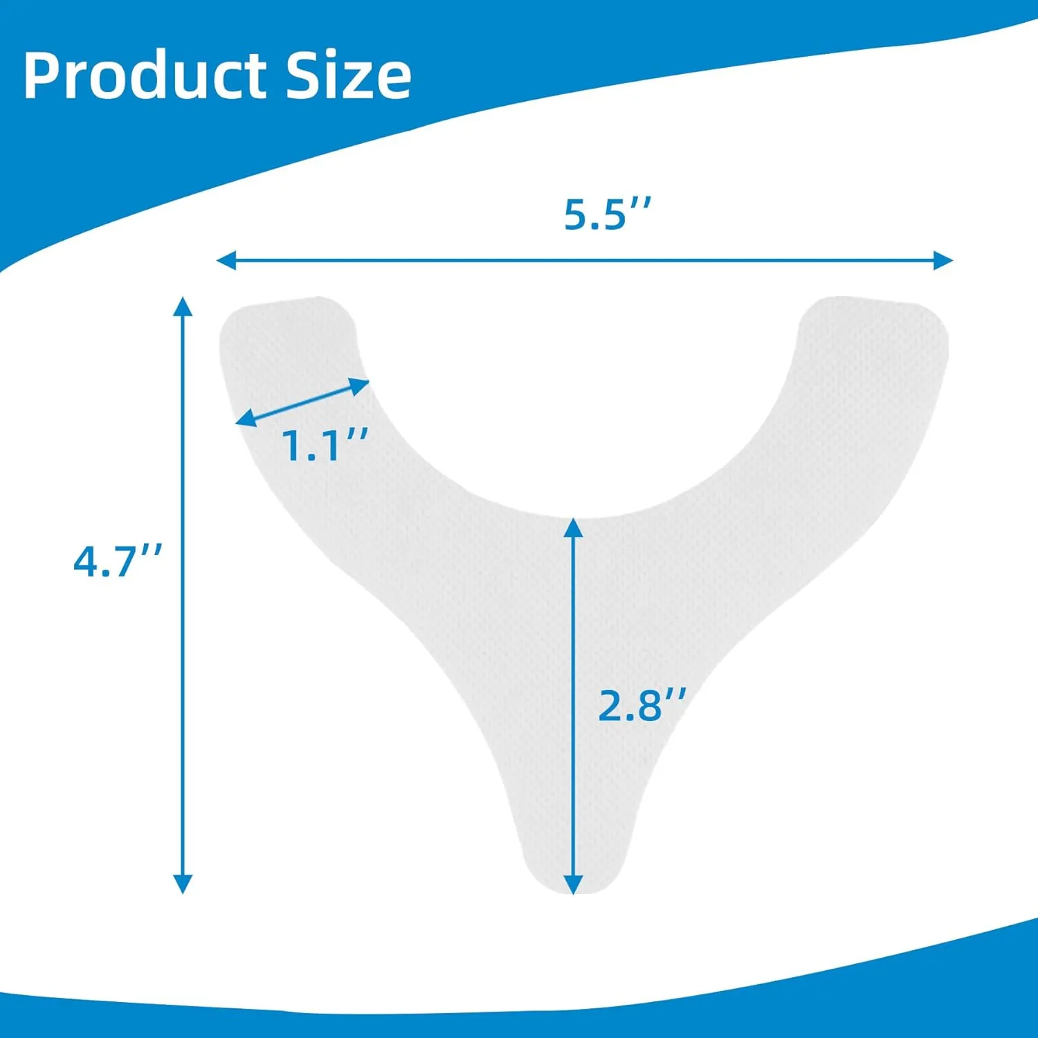 Ostomy Barrier Strips,Elastic Skin Adhesive Ostomy Barrier Tape for Colostomy Stoma Bags (20 Pcs)