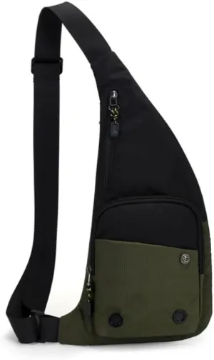 Outdoor Casual Single Shoulder Crossbody Bag Chest Bags Hit Color Waterproof Fashion Sports Men and Women Chest Bags
