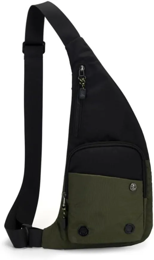Outdoor Casual Single Shoulder Crossbody Bag Chest Bags Hit Color Waterproof Fashion Sports Men and Women Chest Bags
