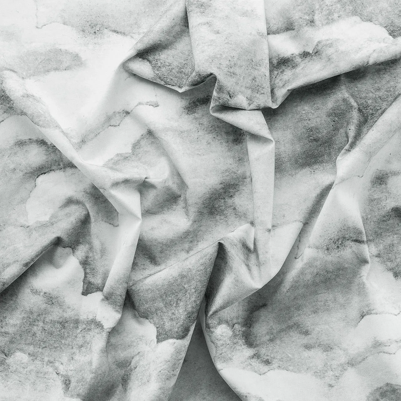 Pale Grey Clouds Fabric