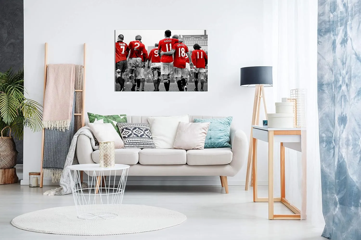 Panther Print, Canvas Wall Art, Manchester United Pictures for Walls, Legends Football Canvas Picture Print for Special Occasions (30x20 Inch)
