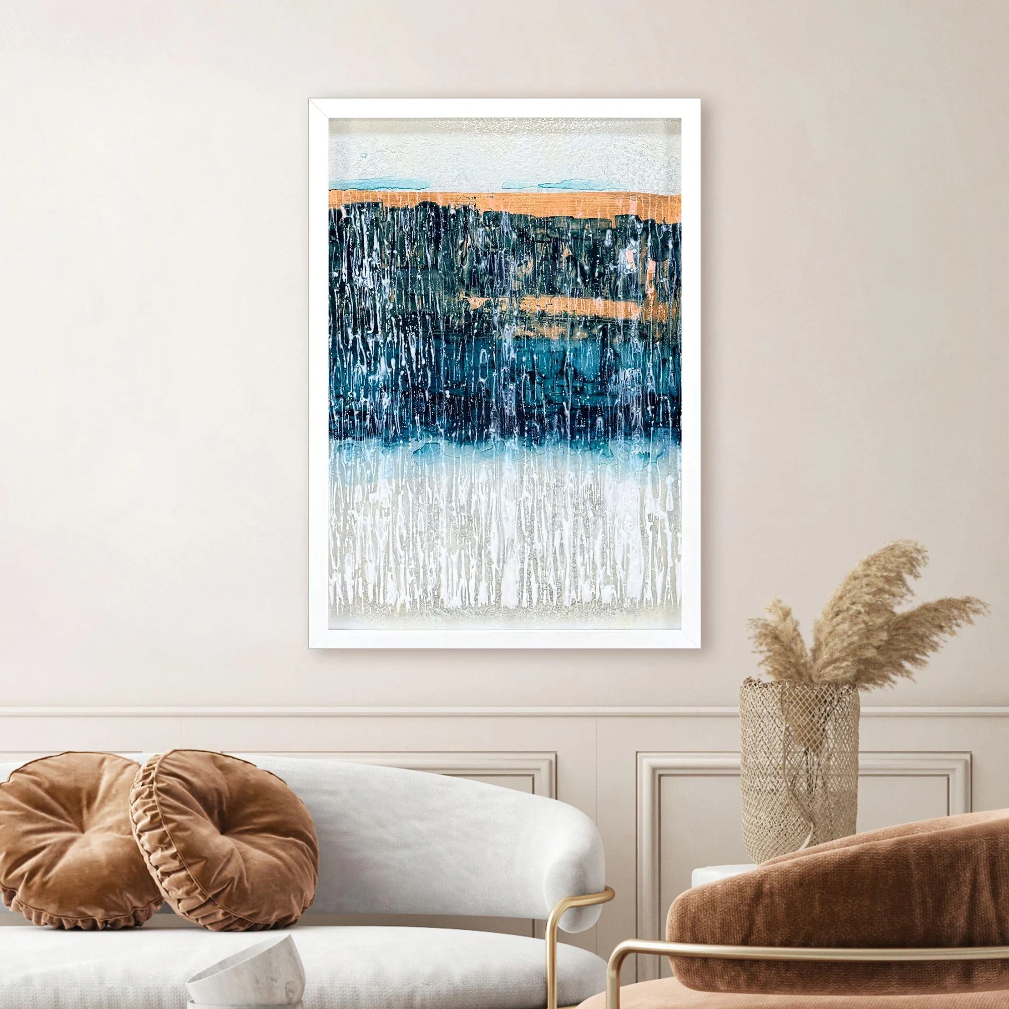 Paragon Copper Climber I Blue 32 X 22 X 3 Wall Art