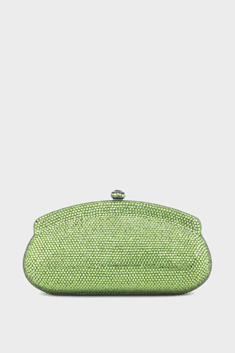 Party Wear Clutch BK4058-Olive