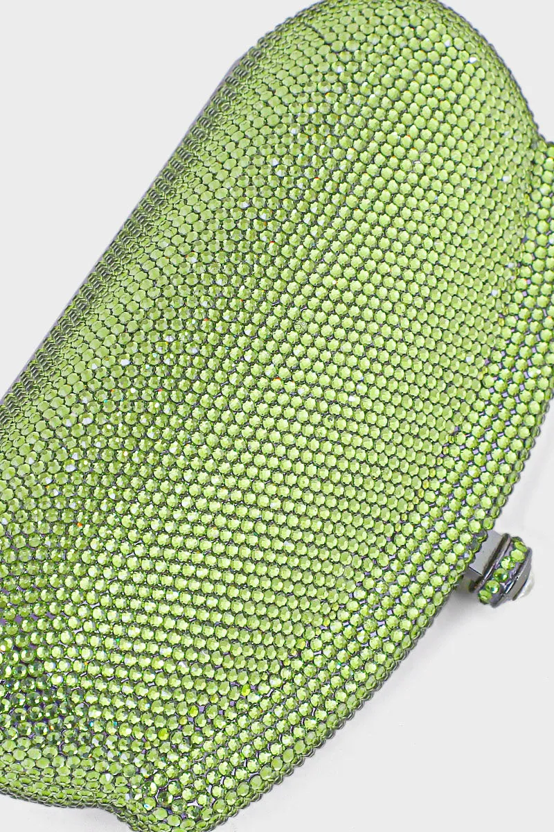 Party Wear Clutch BK4058-Olive