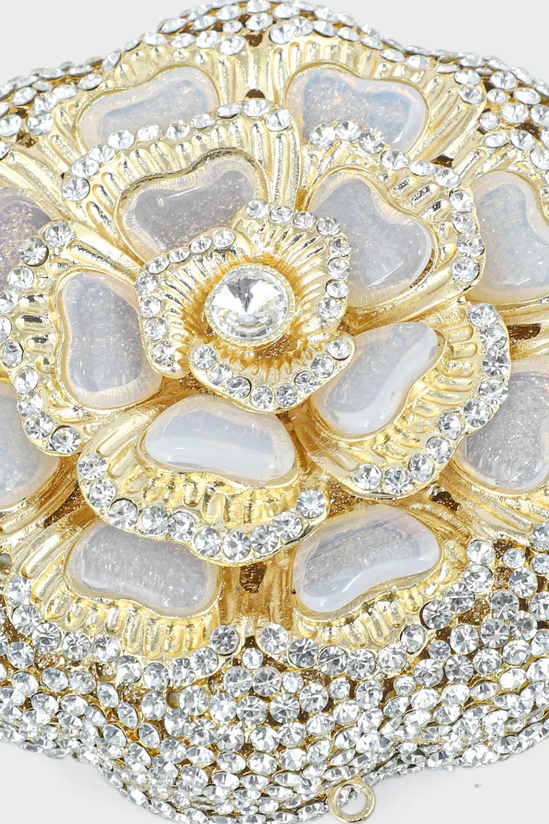 Party Wear Clutch BK4059-Golden