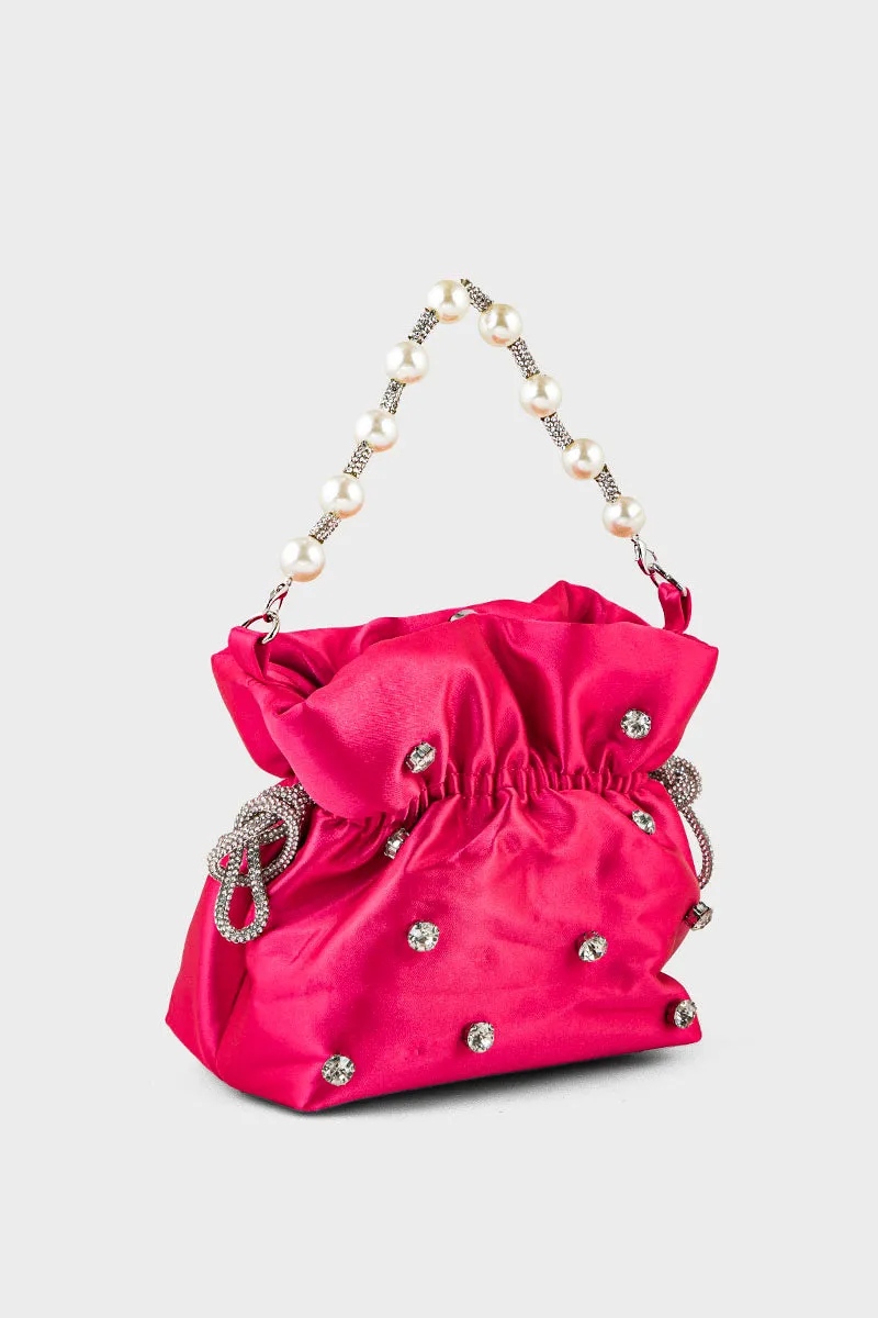 Party Wear Clutch BW6017-Fuchsia