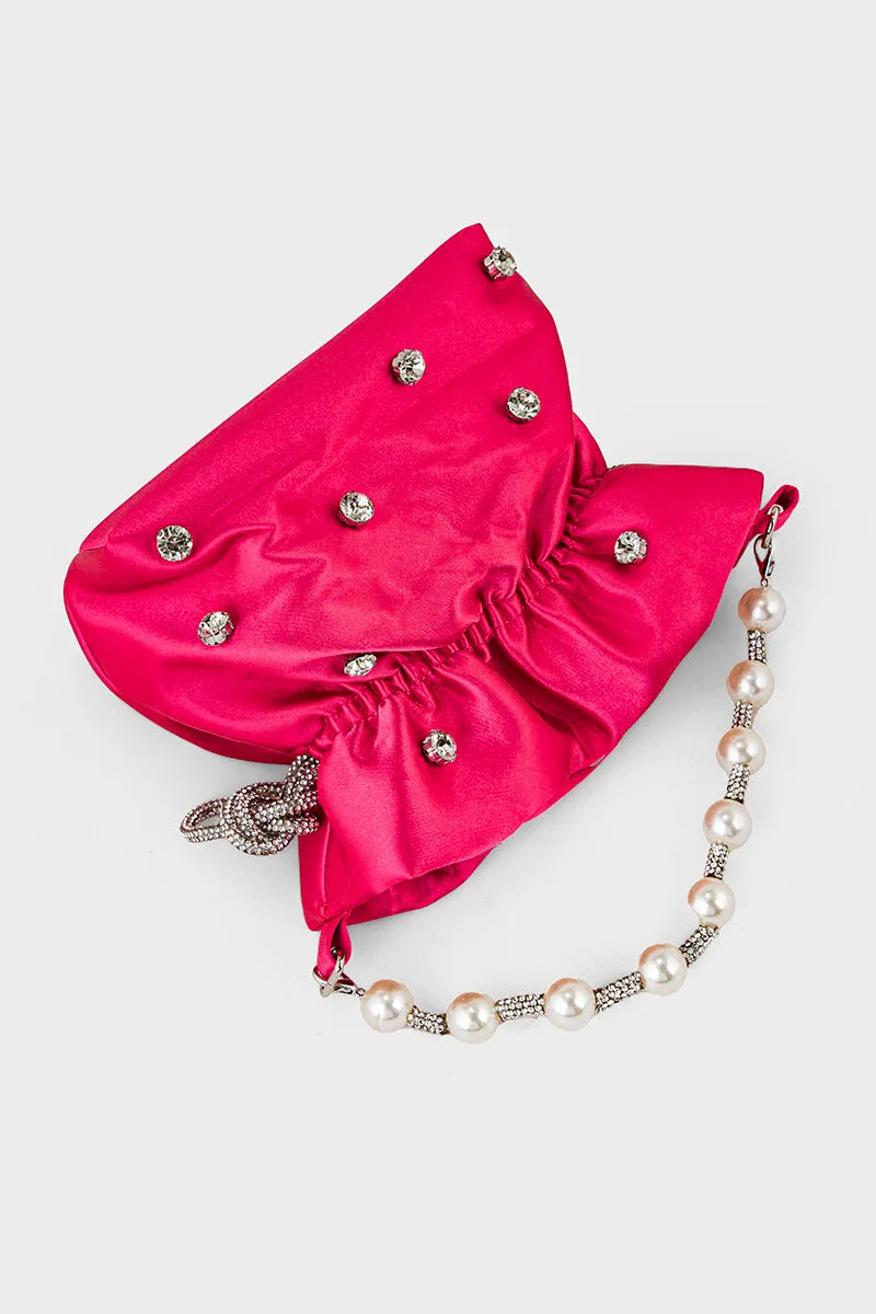 Party Wear Clutch BW6017-Fuchsia
