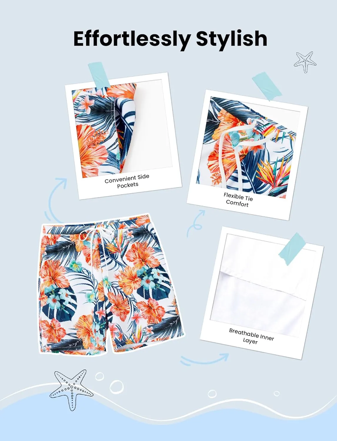 PATPAT Matching Swimsuits for Couples - Spaghetti Strap Bikini Set or Swim Trunks Bathing Suits Hawaiian Beach Swimwear